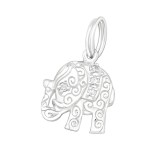 Elephant - 925 Sterling Silver Splitring Charms SD20008