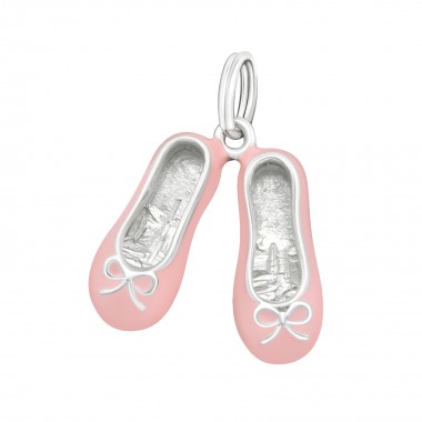 Shoes - 925 Sterling Silver Splitring Charms SD22336