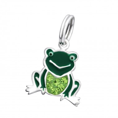 Frog - 925 Sterling Silver Splitring Charms SD29983