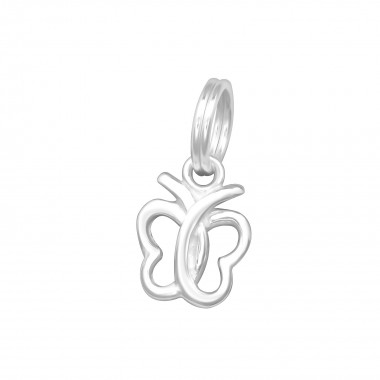 Butterfly - 925 Sterling Silver Splitring Charms SD31756