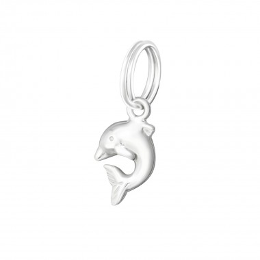 Dolphin - 925 Sterling Silver Splitring Charms SD37225