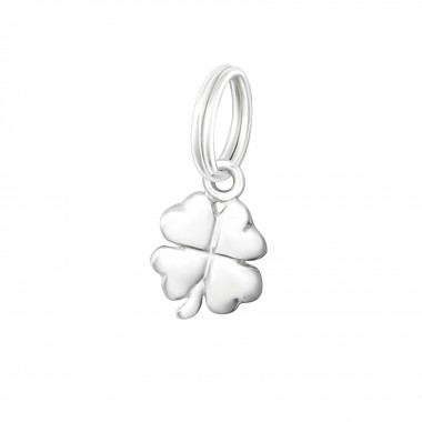 Lucky Clover - 925 Sterling Silver Splitring Charms SD37226