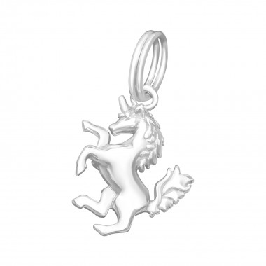 Unicorn - 925 Sterling Silver Splitring Charms SD39333