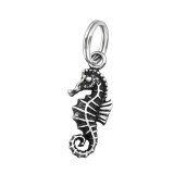 Seahorse - 925 Sterling Silver Splitring Charms SD44401