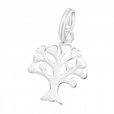 Tree Of Life - 925 Sterling Silver Splitring Charms SD44439