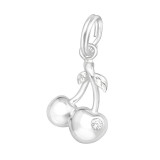 Cherry - 925 Sterling Silver Splitring Charms SD44464