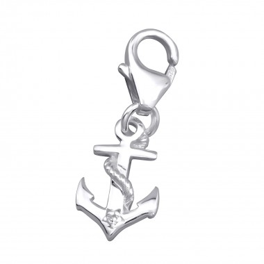 Anchor - 925 Sterling Silver Clasp Charms SD11695