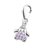 Penguin - 925 Sterling Silver Clasp Charms SD12720