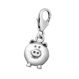 Pig - 925 Sterling Silver Clasp Charms SD12723