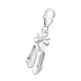 Shoe - 925 Sterling Silver Clasp Charms SD14518