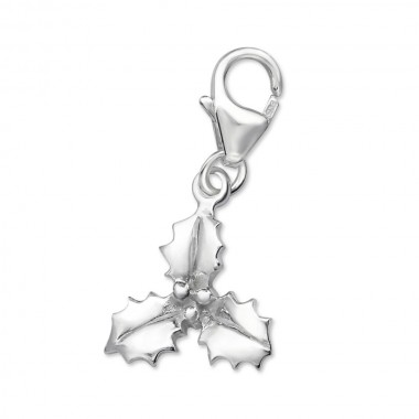 Leaf - 925 Sterling Silver Clasp Charms SD1654
