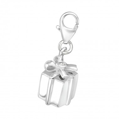 Gift Box - 925 Sterling Silver Clasp Charms SD19090