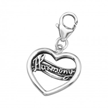 Harmony - 925 Sterling Silver Clasp Charms SD24583