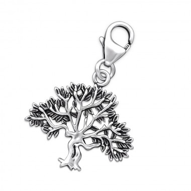 Tree - 925 Sterling Silver Clasp Charms SD27786