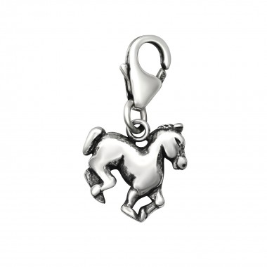 Horse - 925 Sterling Silver Clasp Charms SD28882