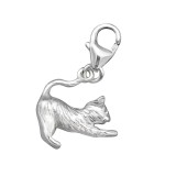 Cat - 925 Sterling Silver Clasp Charms SD3023
