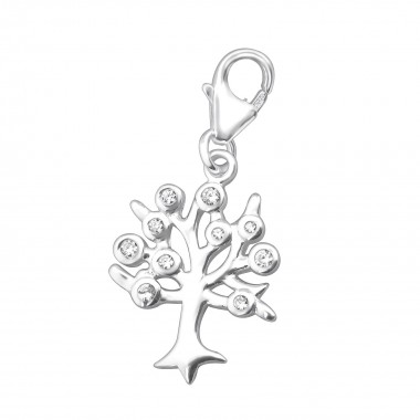 Tree Of Life - 925 Sterling Silver Clasp Charms SD30694