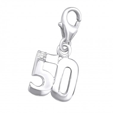 Fifty - 925 Sterling Silver Clasp Charms SD3113