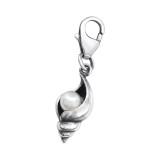 Shell - 925 Sterling Silver Clasp Charms SD32039