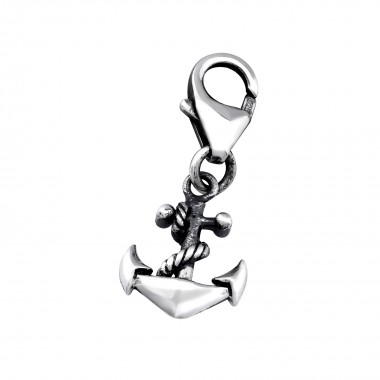 Anchor - 925 Sterling Silver Clasp Charms SD32110
