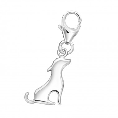 Dog - 925 Sterling Silver Clasp Charms SD32117