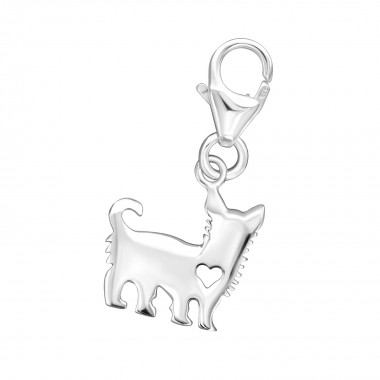 Dog - 925 Sterling Silver Clasp Charms SD32118