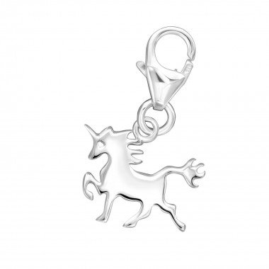 Unicorn - 925 Sterling Silver Clasp Charms SD32119