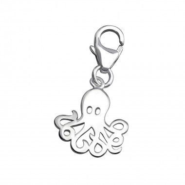 Octopus - 925 Sterling Silver Clasp Charms SD32128
