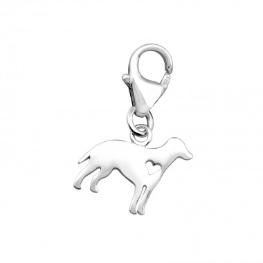 Dog - 925 Sterling Silver Clasp Charms SD32133