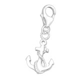 Anchor - 925 Sterling Silver Clasp Charms SD44417