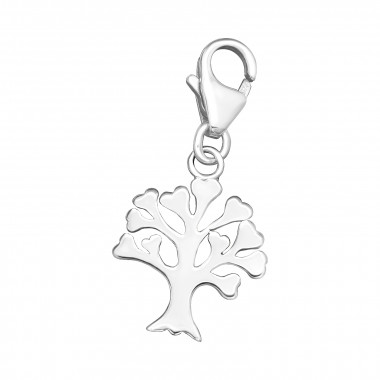 Tree Of Life - 925 Sterling Silver Clasp Charms SD44438