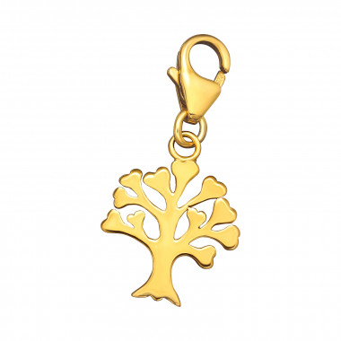 Tree Of Life - 925 Sterling Silver Clasp Charms SD44441