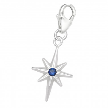 Northern Star - 925 Sterling Silver Clasp Charms SD44469