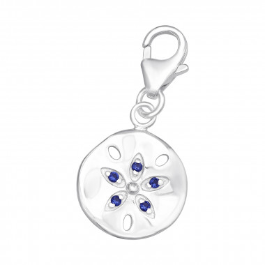 Flower - 925 Sterling Silver Clasp Charms SD44472