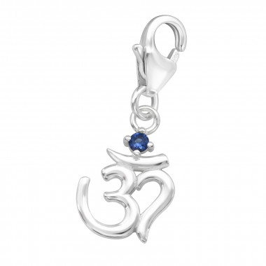 Om Symbol - 925 Sterling Silver Clasp Charms SD44487