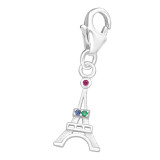 Eiffel Tower - 925 Sterling Silver Clasp Charms SD44493