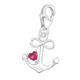 Anchor - 925 Sterling Silver Clasp Charms SD45621