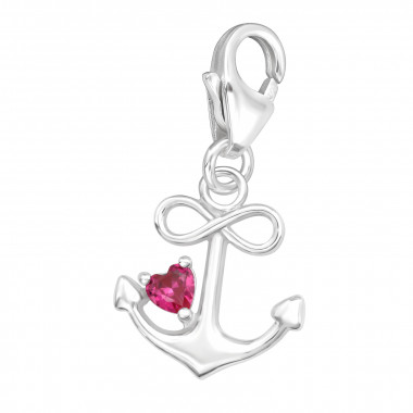 Anchor - 925 Sterling Silver Clasp Charms SD45621