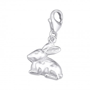 Rabbit - 925 Sterling Silver Clasp Charms SD69