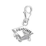 Graduate - 925 Sterling Silver Clasp Charms SD7239