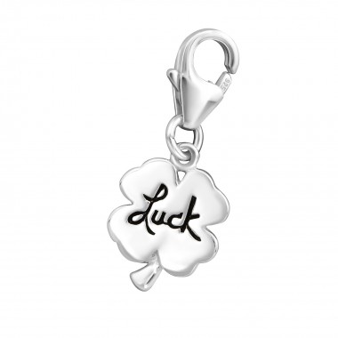 Leaf - 925 Sterling Silver Clasp Charms SD855