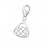 Bag - 925 Sterling Silver Clasp Charms SD885 Bag - 925 Sterling Silver Clasp Charms SD885