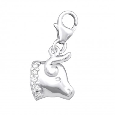 Zodiac Sign - 925 Sterling Silver Clasp Charms SD9907