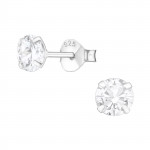 Round - 925 Sterling Silver Basic Stud Earrings SD1011 Round - 925 Sterling Silver Basic Stud Earrings SD1011