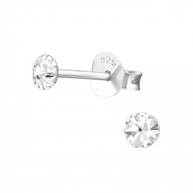 Long leg - 925 Sterling Silver Basic Stud Earrings SD1666