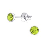 4mm - 925 Sterling Silver Basic Stud Earrings SD31912