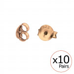 Butterfly - 925 Sterling Silver Basic Stud Earrings SD32666