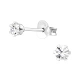 Tulip - 925 Sterling Silver Basic Stud Earrings SD5573