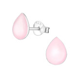 Teardrop - 925 Sterling Silver Semi-Precious Stud Earrings SD27774