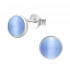 Light Blue Chalcedony Cat Eye